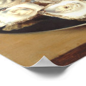 Geschirr mit Austern - Osias Beert Kunstgewerbe Poster (Ecke)