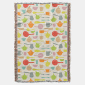 Geschirr-Muster Decke (Vorderseite Vertikal)