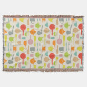 Geschirr-Muster Decke (Vorderseite)