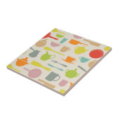 Geschirr-Muster Fliese (Seite)