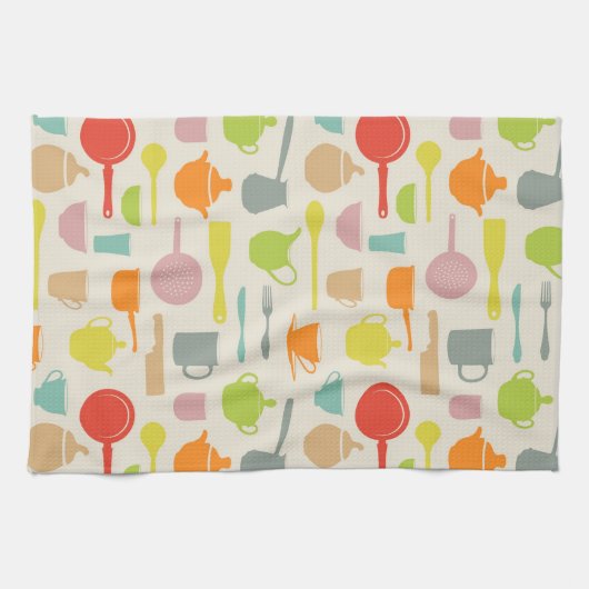 Geschirr-Muster Handtuch (Horizontal)
