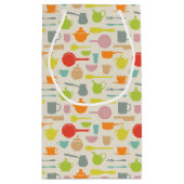 Geschirr-Muster Kleine Geschenktüte (Rückseite)