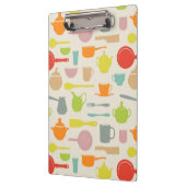 Geschirr-Muster Klemmbrett (Links)