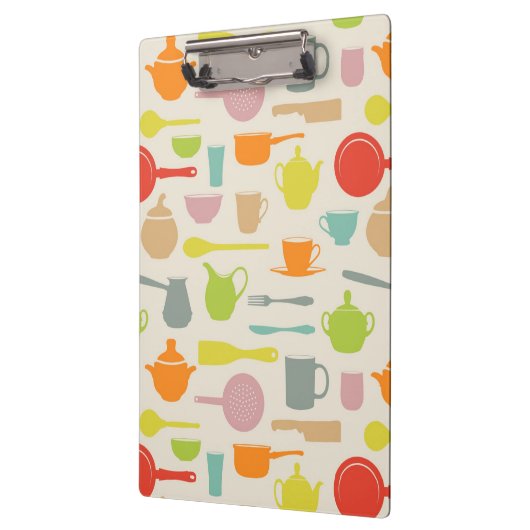 Geschirr-Muster Klemmbrett (Links)