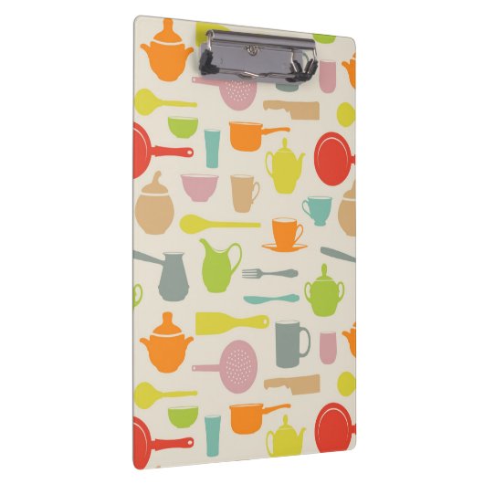 Geschirr-Muster Klemmbrett (Rechts)