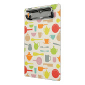 Geschirr-Muster Mini Klemmbrett (Gewinkelt2)