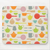 Geschirr-Muster Mousepad (Vorne)