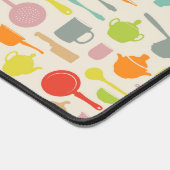 Geschirr Muster Schreibtischunterlage (Ecke)