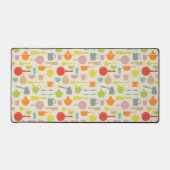 Geschirr Muster Schreibtischunterlage (Vorderseite)