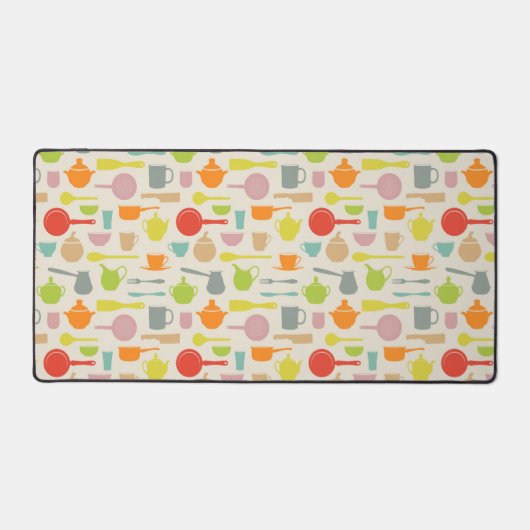 Geschirr Muster Schreibtischunterlage (Vorderseite)