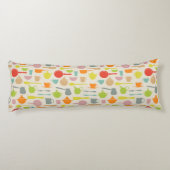 Geschirr-Muster Seitenschläferkissen (Rückseite)