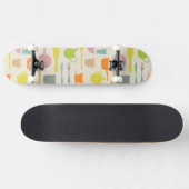 Geschirr-Muster Skateboard (Horizontal)