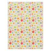 Geschirr-Muster Tischdecke (Vorderseite)