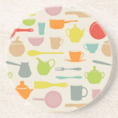 Geschirr-Muster Untersetzer (Vorne)