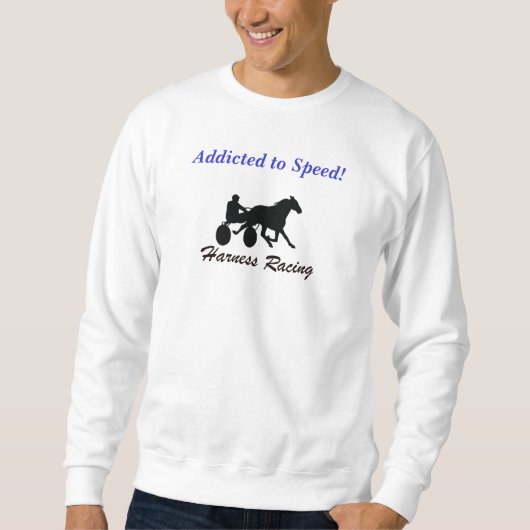 Geschirr-PferdelaufenShirt Sweatshirt (Vorderseite)