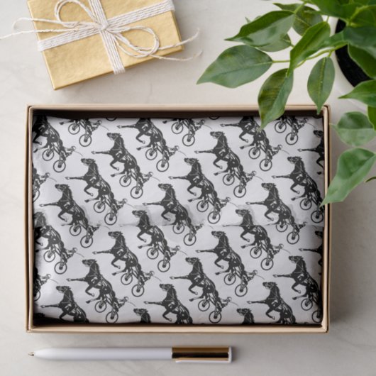 Geschirr-Pferderennen Seidenpapier (Geschenk)