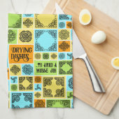 Geschirr trocken, um ein schlimmes Arbeitsmuster z Geschirrtuch (Viertel Falte)