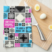 Geschirr trocken, um ein schlimmes Arbeitsmuster z Geschirrtuch (Viertel Falte)