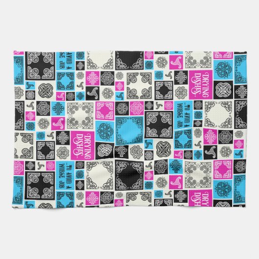 Geschirr trocken, um ein schlimmes Arbeitsmuster z Geschirrtuch (Horizontal)