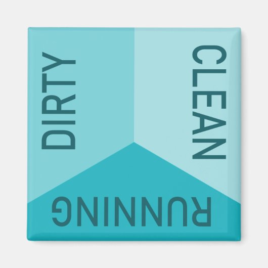 Geschirrspülbüro Küche Saubere Küchenreinigung Ges Magnet (Vorne)