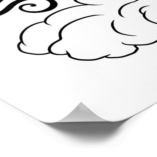 Geschirrspüler Art Zeichnend Poster (Ecke)