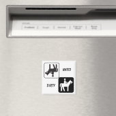 Geschirrspüler "DIRTY / CLEAN" Magnet für Pferde u (In Situ (Geschirrspüler))