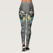 Geschirrspüler Graffiti Zeichnend Leggings (Rückseite)