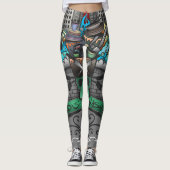 Geschirrspüler Graffiti Zeichnend Leggings (Vorderseite)