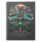 Geschirrspüler Graffiti Zeichnend Notizblock (Vorderseite)