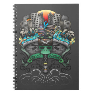 Geschirrspüler Graffiti Zeichnend Notizblock