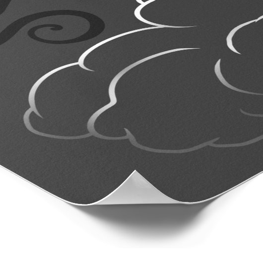 Geschirrspüler Graffiti Zeichnend Poster (Ecke)