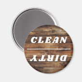 Geschirrspüler in Büros - Sauberkeit und schmutzig Magnet (Vorderseite/Rückseite)