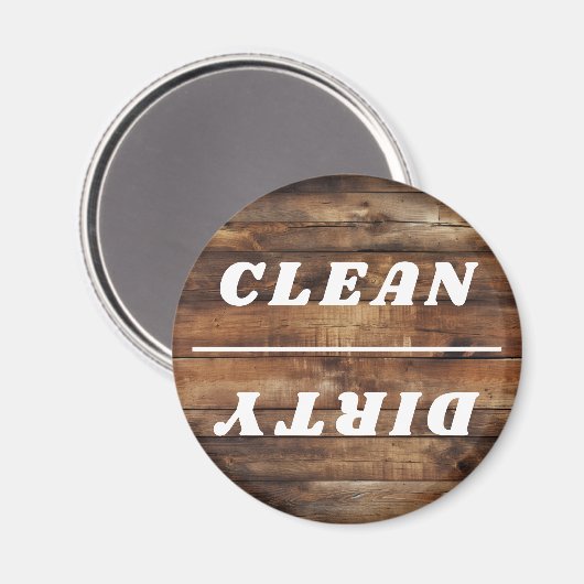 Geschirrspüler in Büros - Sauberkeit und schmutzig Magnet (Vorderseite/Rückseite)