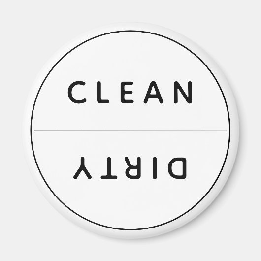 Geschirrspüler in Büros - Sauberkeit und schmutzig Magnet (Vorne)