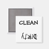 Geschirrspüler Magnet (Vorderseite/Rückseite)