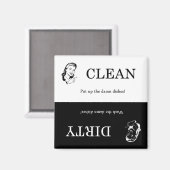 Geschirrspüler Magnet (Vorderseite/Rückseite)