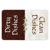 Geschirrspüler Magnet für elegante Braun- und Elfe (Horizontal)