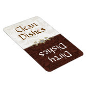 Geschirrspüler Magnet für elegante Braun- und Elfe (Rechte Seite)