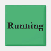 Geschirrspüler-Magnet - läuft Magnet (Vorne)