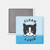 Geschirrspüler Magnet - Niedlich (Vorderseite/Rückseite)