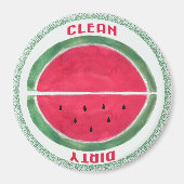 Geschirrspüler Reversible Dirty Clean Watermelon Magnet (Vorne)