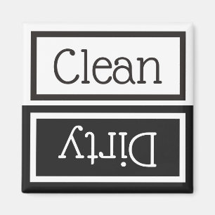 Geschirrspüler sauber/dreckiges Magnet