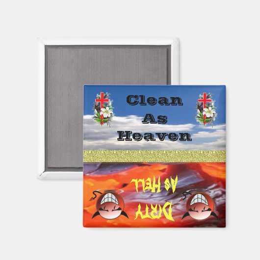 Geschirrspüler, sauber oder dreckig magnet (Vorderseite/Rückseite)