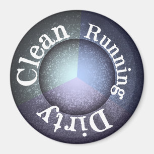 Geschirrspüler, sauberer Wäschetrockner Magnet