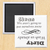 Geschirrspüler Sauberes Dirty Magnet