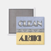 Geschirrspülküche Magnet (Vorderseite/Rückseite)