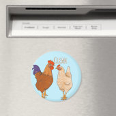 Geschirrspülmagazin für Saubere Hühner Magnet (In Situ (Geschirrspüler))