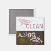 Geschirrspülmagazin Magnet (Vorderseite/Rückseite)