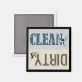 Geschirrspülmagazin Magnet (Vorderseite/Rückseite)