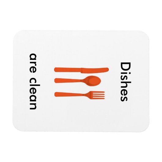 Geschirrspülmagazin Magnet (Horizontal)